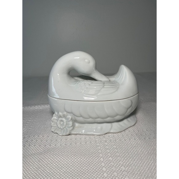 Vintage Mikasa‎ SWAN Flower Dish designed by Larry Laslo - Picture 1 of 4